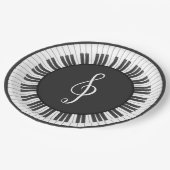 Piano-Borden voor partijconcertoverweging Papieren Bordje (Gekanteld)