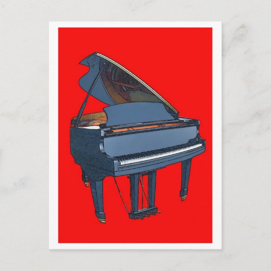 Piano Briefkaart (Voorkant)