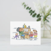 Piano Briefkaart (Staand voorkant)