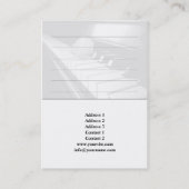 Piano - Business -, Carte de calendrier (Dos)