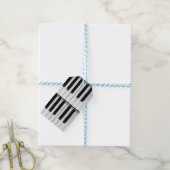 Piano Cadeaulabel (Met Touw)