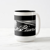 Piano - Café, Mug de thé, Coupe (Devant droit)