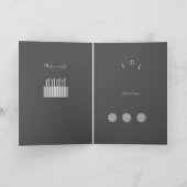 Piano carte d'anniversaire noir (Intérieur)