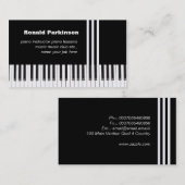 piano carte de visite (Devant / Derrière)