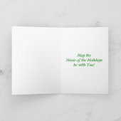 Piano cartes de salutation et de note de Père Noël (Intérieur)
