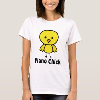 Piano Chick T-shirt