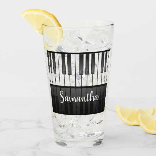 Piano Clavier Design Verre à boire (Devant glace)