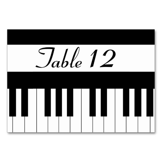 Piano Clavier Musique Mariage Table Pas de carte (Devant)
