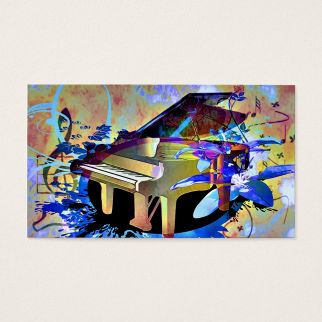 Piano coloré Numériquement funky (Devant)