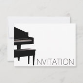 Piano Concert Festival Invitation Vip Invitation (Devant)