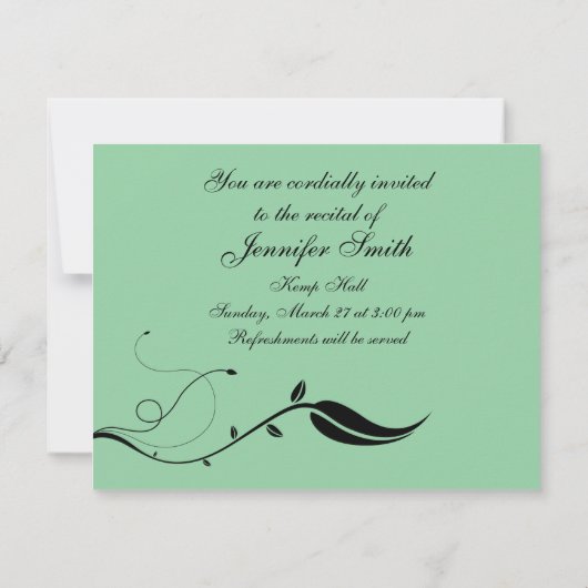 Piano Considérant Invitation (Dos)