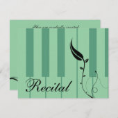 Piano Considérant Invitation (Devant / Derrière)