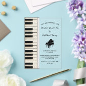 Piano Considérant Invitation Acrylique (Insitu (Mariage))