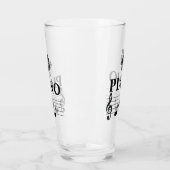 Piano Dad Grand Piano Pianist Music Note Glas (Links)