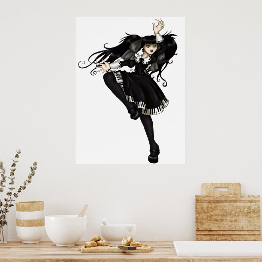 Piano Dance Poster (Keuken)
