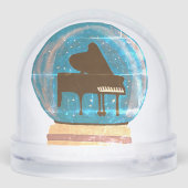 Piano dans un Globe de neige - Papier d'enveloppem (Arrière)