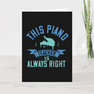Piano - De Pianolerares heeft altijd gelijk Kaart