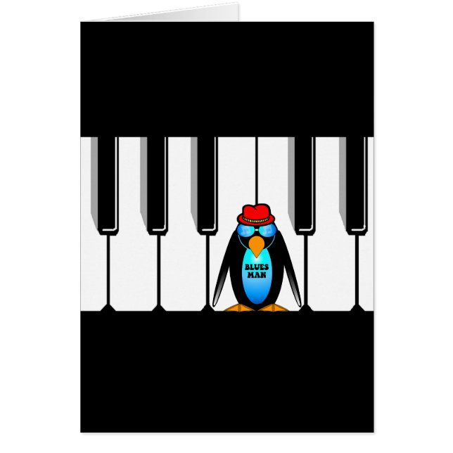 piano d'homme de bleus (Devant)