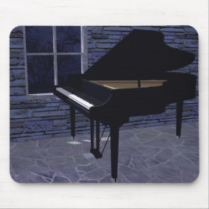 Piano door het raam: Custom Mousepad Muismat