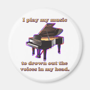 Piano en stemmen magneet