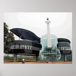 Piano en Violin House Poster