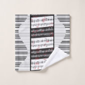 Piano et musique score 2 (Gant de toilette)