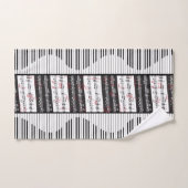 Piano et musique score 2 (Serviette à main)