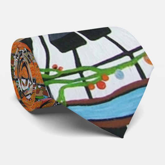 Piano et tambours de cravate (Roulé)