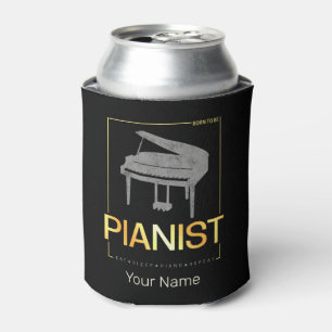 Piano Geboren als pianist Muzikant Design Blikjeskoeler