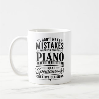 Piano Gift for Pianist and Music Teacher Koffiemok