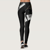 "Piano Girl" Leggings sur-impression (Dos)