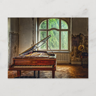 Piano in de Villa Briefkaart