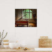 Piano in de Villa Poster (Keuken)