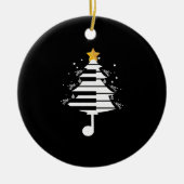Piano Kerstboom Pianist Muziek Muzikant Gift Keramisch Ornament (Voorkant)
