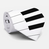 Piano Key Board Pattern-Stropdas Stropdas (Opgerold)