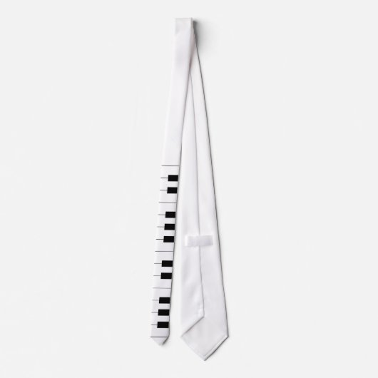 Piano Key Board Pattern-Stropdas Stropdas (Achterkant)