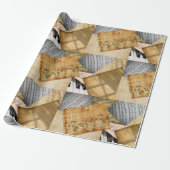 Piano Key en Datablad Music Cadeaupapier (Uitgerold)
