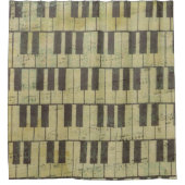 Piano Key Musique Salle de bain Douche rideau (Devant)