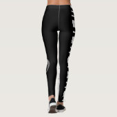 Piano Key Treble Clef-Leggings Leggings (Achterkant)