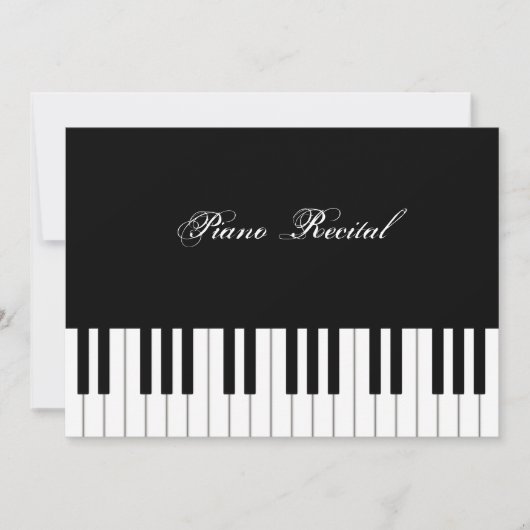 Piano Keyboard Elegant Persoonlijk Musician's (Voorkant)