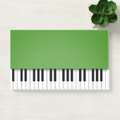 Piano Keyboard Fun Green Music Post-it® Notes (Kantoor)