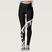 Piano Keyboard Music Leggings (Devant)