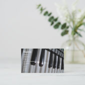 Piano Keyboard Music Profile Carte de visite Music (Debout devant)