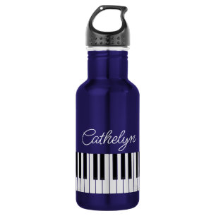 Piano Keyboard Music Teacher Name in Script Waterfles