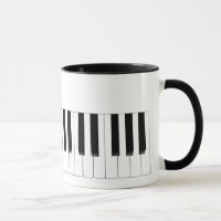 Piano Keyboard-muziek, Mok met twee zonder tangen