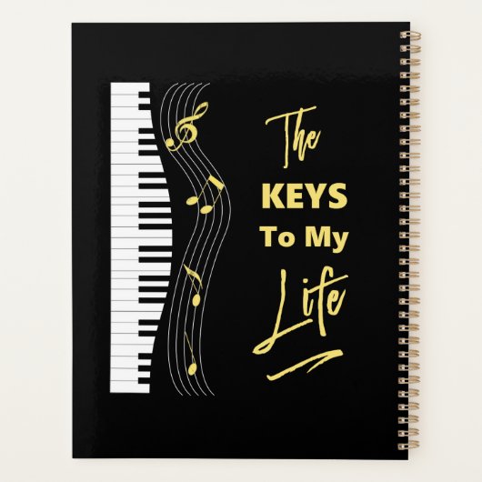Piano Keyboard Players Fun Music Notes (Dos)