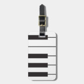 Piano Keys Bagagelabel (Voorkant verticaal)