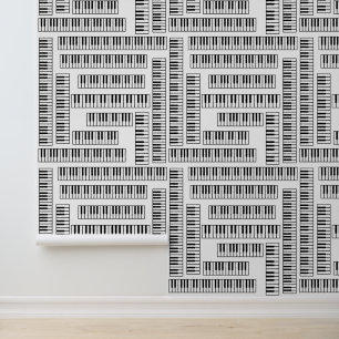 Piano Keys Behang