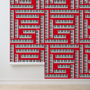 Piano Keys Behang