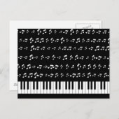 Piano Keys Briefkaart (Voorkant / Achterkant)